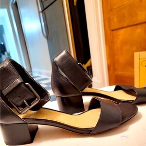 Women’s block heeled sandal by Via Spiga.